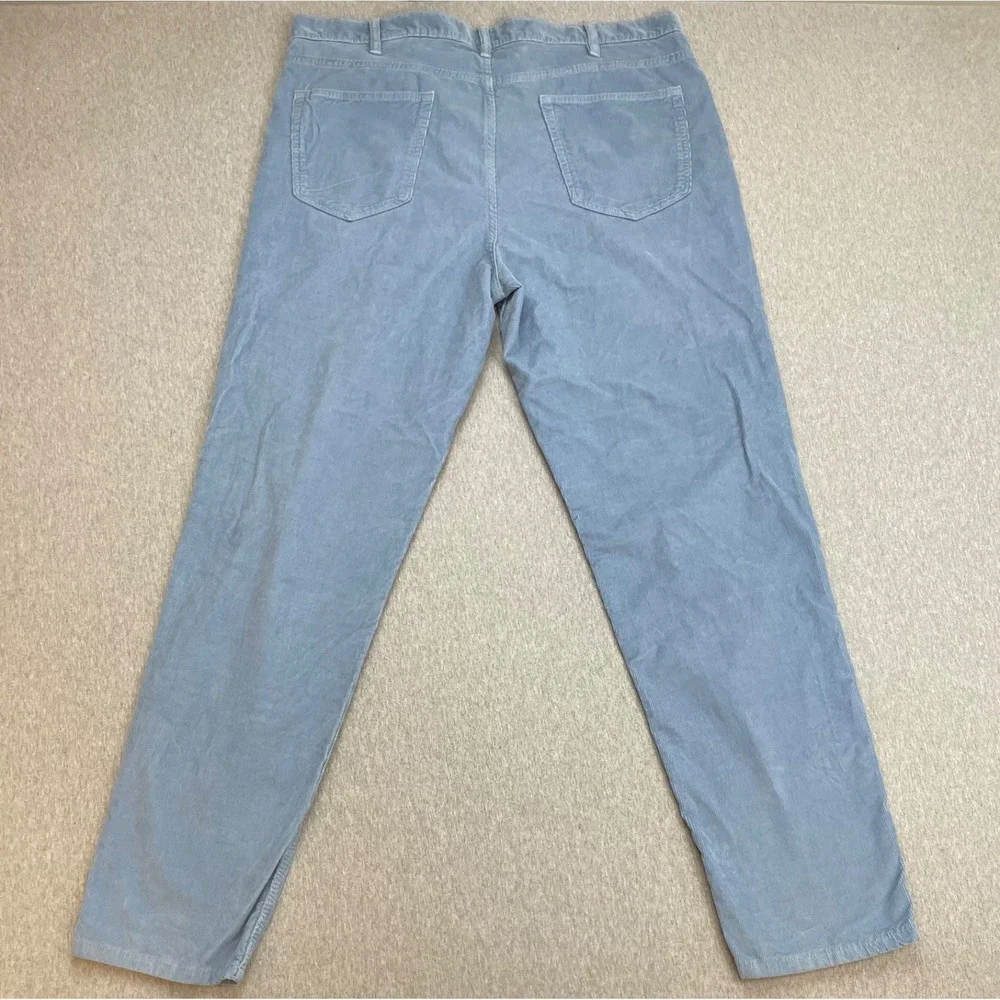 Banana Republic Pants Mens 38 x 34 Blue Cotton Blend Stretch Corduroy Traveler